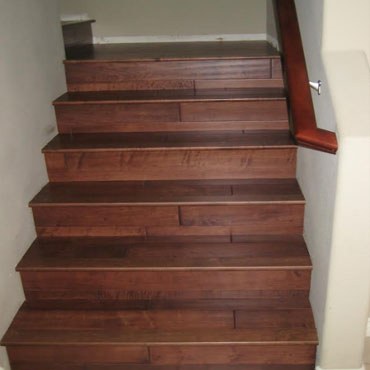 Wood Stairs After
